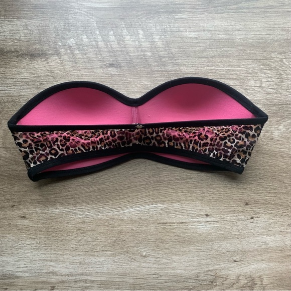 Victoria Secret PINK Leopard Print Lace Bandeau Bra - Picture 7 of 10